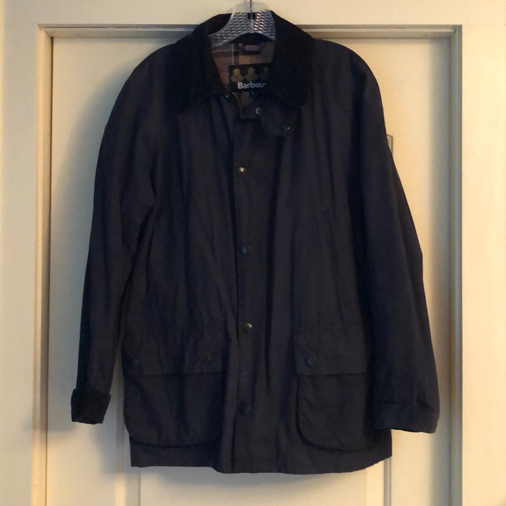 Barbour Ashby Wax Jacket with removable hood